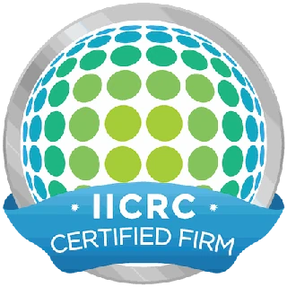 IICRC Certified Firm mark, held by Commercial Carpet Cleaning Perth for carpet cleaning to the IICRC S100 standard